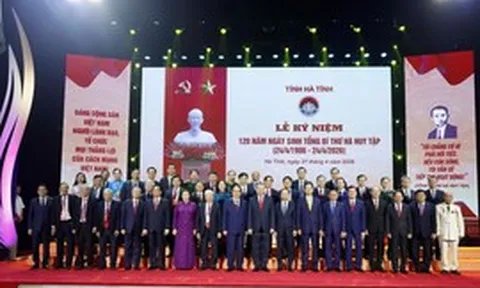 Tổng Bí thư, Chủ tịch nước Tô Lâm dự Lễ kỷ niệm 120 năm Ngày sinh Tổng Bí thư Hà Huy Tập