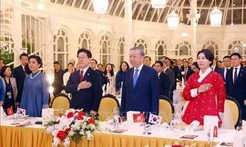 Tổng Bí thư, Chủ tịch nước Tô Lâm chủ trì chiêu đãi Tổng thống Hàn Quốc