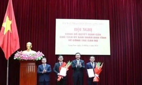 Lạng Sơn điều động, bổ nhiệm 2 Giám đốc Sở