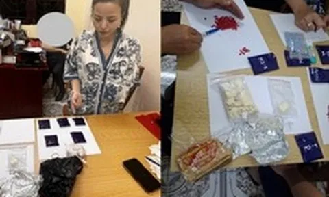 Bắt quả tang, khám xét khẩn cấp với kiều nữ Nguyễn Hoàng Anh