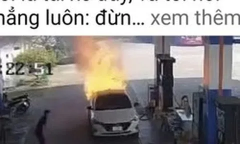 Vụ cháy xe làm 2 người chết: Xuất hiện tài khoản mạng xã hội nhận là tài xế