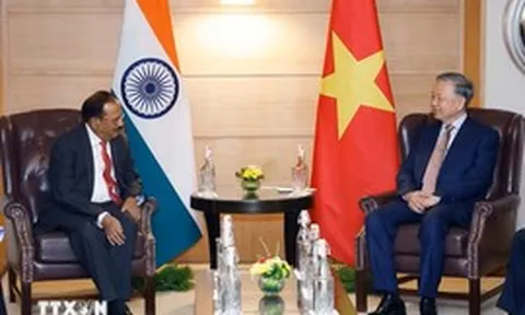 Tổng Bí thư, Chủ tịch nước Tô Lâm tiếp Cố vấn An ninh Quốc gia Ấn Độ