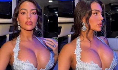 Bỏ khoăn voan trùm đầu xuống, ai nóng bỏng bằng Georgina - vị hôn thê của Ronaldo ở Met Gala!