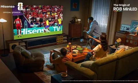 Hisense khởi động chiến dịch FIFA World Cup 2026™, đưa người hâm mộ đến gần hơn thông qua thông điệp "Đổi mới vì cuộc sống tốt đẹp hơn"
