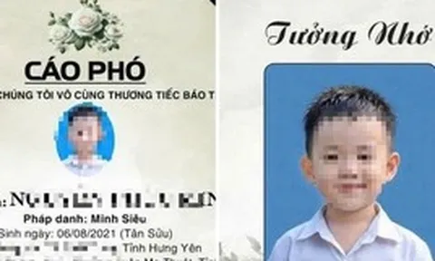 Con trai 6 tuổi tử vong vì viêm màng não, lời tiễn biệt nghẹn lòng của người mẹ