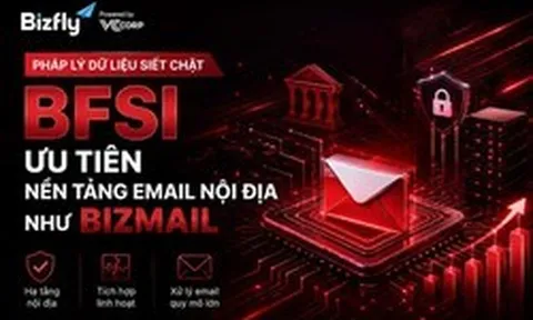 Pháp lý dữ liệu siết chặt, BFSI ưu tiên nền tảng email nội địa như BizMail