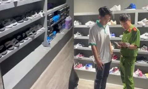 Đột kích 3 cửa hàng kinh doanh, công an tịch thu 1.412 đôi giày, dép giả mạo nhãn hiệu Nike, Adidas: Nguyễn Trần Việt Hoàng SN 1993 bị khởi tố