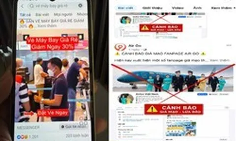 Cảnh báo nóng đến những ai hay đặt vé máy bay giá rẻ qua Facebook, Zalo
