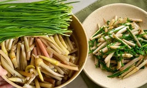 Đi chợ thấy loại rau này nhất định phải mua: Xào với hẹ 5 phút ra món ngon "tốn cơm", người sành ăn mới biết