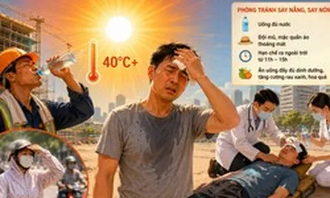 Nắng nóng như đổ lửa kéo dài, bác sĩ cảnh báo nguy cơ sốc nhiệt, tổn thương não