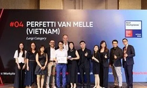 Perfetti Van Melle Việt Nam ghi danh Top 4 nơi làm việc xuất sắc hàng đầu Việt Nam 2026