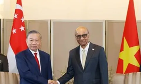 Tổng Bí thư, Chủ tịch nước Tô Lâm hội đàm với Tổng thống Singapore Tharman Shanmugaratnam