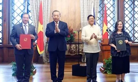 Việt Nam-Philippines nâng cấp quan hệ Đối tác Chiến lược tăng cường