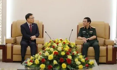 Phó Thủ tướng, Bộ trưởng Bộ Quốc phòng Phan Văn Giang tiếp Đại sứ Hàn Quốc tại Việt Nam