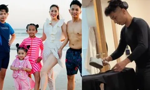 Phan Hiển lộ ảnh chuẩn "chồng quốc dân", cưng chiều Khánh Thi khiến dân tình trầm trồ
