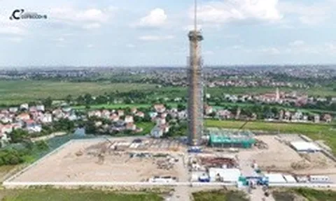 Tòa tháp cao 127m vừa được cất nóc tại, đại dự án hàng không 196.000 tỷ đồng của Masterise tiến thêm cột mốc mới