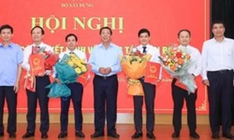 Bộ Xây dựng điều động, bổ nhiệm nhiều nhân sự