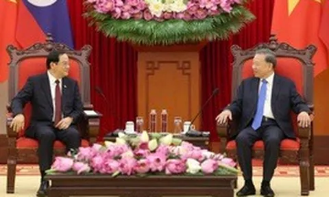 Tổng Bí thư, Chủ tịch nước Tô Lâm tiếp Thủ tướng Lào Sonexay Siphandone