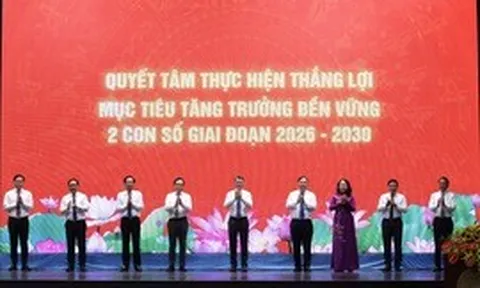 Thủ tướng Lê Minh Hưng phát động Phong trào thi đua quyết tâm thực hiện thắng lợi mục tiêu tăng trưởng bền vững '2 con số'
