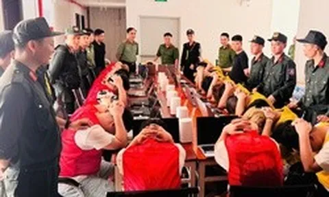 Hình ảnh bên trong khách sạn nơi nhóm người nước ngoài tổ chức lừa đảo