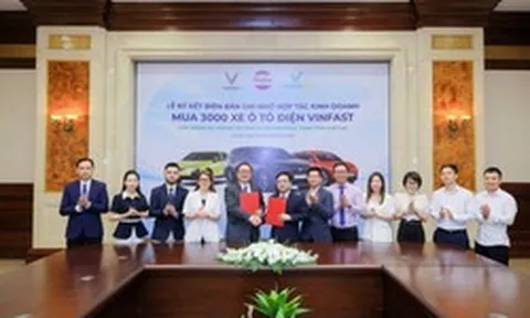 Vị "khách sộp" vừa chốt đơn thêm 2.000 ô tô điện VinFast, nâng quy mô lên 3.000 chiếc