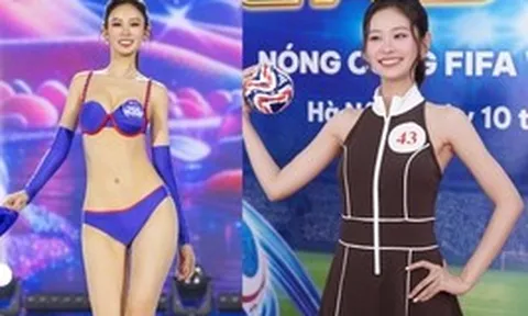 Mỹ nhân 'Nóng cùng FIFA World Cup' là top 10 Miss World Vietnam, học vấn nổi bật