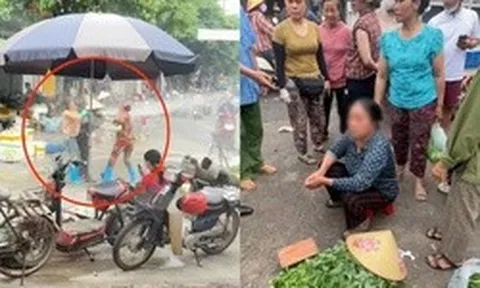 Phẫn nộ clip chủ cửa hàng hải sản dùng vòi xịt tăng áp phun nước vào mặt bà bán rau: Công an vào cuộc xác minh