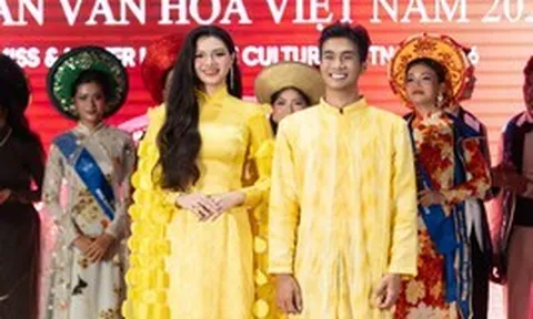 Trí Trung, Đan Tâm đăng quang Hoa hậu và Nam vương Di sản Văn hoá Việt Nam 2026