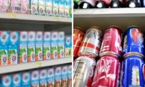 Vì sao sữa luôn đựng trong hộp giấy chữ nhật còn nước ngọt để trong lon trụ tròn?