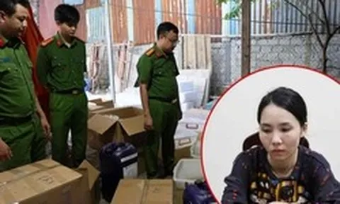 Đồng loạt khám xét 7 địa điểm, thu 30.000 sản phẩm, bắt quản lý Phạm Thị Thảo SN 1993