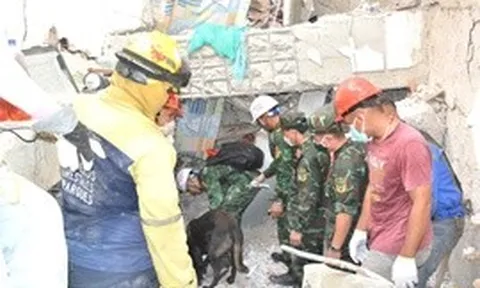 Đoàn Việt Nam đã đưa 23 nạn nhân động đất tại Venezuela ra khỏi đống đổ nát