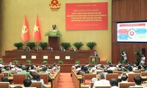Hội nghị toàn quốc sơ kết 1 năm 6 tháng triển khai thực hiện Nghị quyết số 57