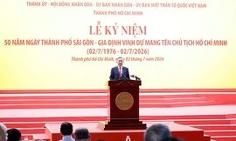 Phát biểu của Tổng Bí thư, Chủ tịch nước Tô Lâm tại Lễ kỷ niệm 50 năm thành phố Sài Gòn - Gia Định vinh dự mang tên Chủ tịch Hồ Chí Minh
