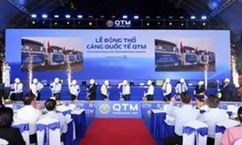 Động thổ Cảng quốc tế QTM gần 6.900 tỷ đồng tại cụm cảng Cái Mép - Thị Vải