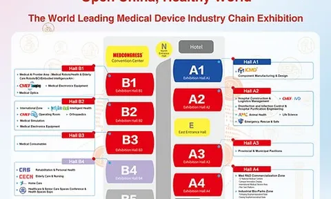 CMEF lần thứ 94, sự kiện hàng đầu thế giới của ngành thiết bị y tế, sẽ khai mạc tại Bắc Kinh từ ngày 21 đến 24 tháng 10