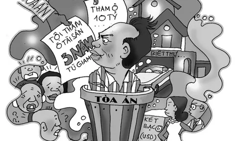 Kế toán tòa án tham ô tiền tỉ lãnh án