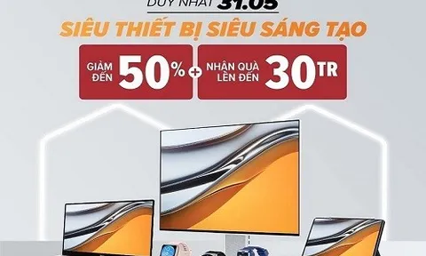 HUAWEI triển khai chương trình Siêu Sale thương hiệu trên Lazada với đặc quyền mua sắm các thiết bị điện tử giảm giá đến 50%, quà tặng đến 30 triệu