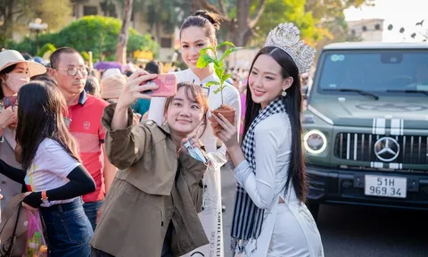 Trải nghiệm Lễ hội cà phê của các hoa, á hậu Việt