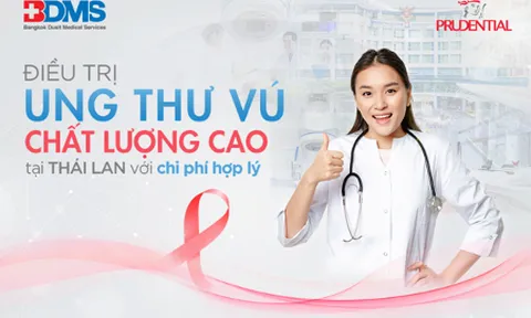 Prudential bắt tay cùng Tập đoàn chăm sóc sức khỏe tư nhân lớn nhất Thái Lan cung cấp cho khách hàng cơ hội tiếp cận dịch vụ điều trị ung thư vú chất lượng cao với chi phí hợp lý