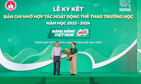 Nestlé Việt Nam và Sở Giáo dục và Đào tạo TP.HCM ký kết Thỏa thuận hợp tác cho năm học 2023 – 2024