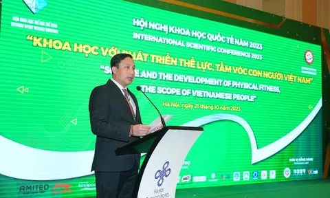 Nestlé MILO tham gia Hội nghị khoa học quốc tế 2023 – chủ đề “Khoa học với sự phát triển thể lực và tầm vóc con người Việt Nam”