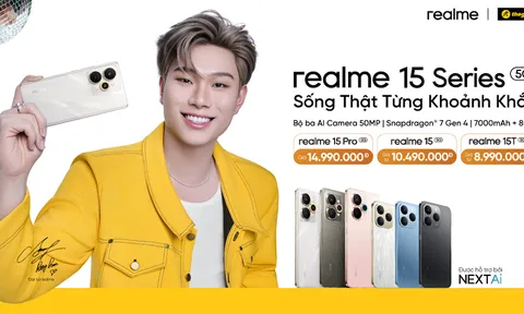 Đại sứ thương hiệu Dương Domic khuấy động sự kiện ra mắt realme 15 Series: Bữa tiệc công nghệ, âm nhạc và thời trang - “Sống Thật Từng Khoảnh Khắc”