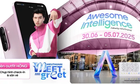Samsung ra mắt Galaxy A56 5G màu Hồng mới: Cùng HIEUTHUHAI khuấy động mùa hè với chuỗi sự kiện bùng nổ!
