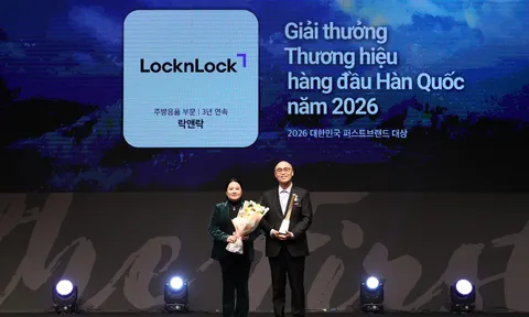 LocknLock lập cú đúp tại Giải thưởng “Thương hiệu hàng đầu Hàn Quốc năm 2026”