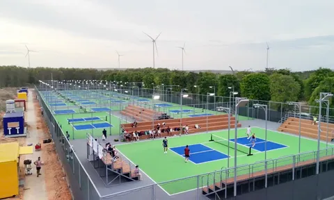 650 tay vợt tranh tài Giải Pickleball CAND khu vực phía Nam mở rộng tại NovaWorld Phan Thiet