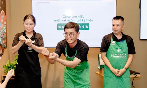 Starbucks Vietnam ra mắt Signing Store, mở rộng cơ hội việc làm cho người Điếc và Khiếm Thính