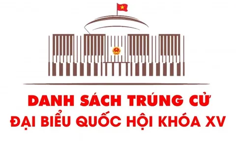 Công bố danh sách 499 Đại biểu Quốc hội khóa XV