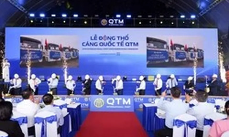 Động thổ Cảng quốc tế QTM gần 6.900 tỷ đồng tại cụm cảng Cái Mép - Thị Vải