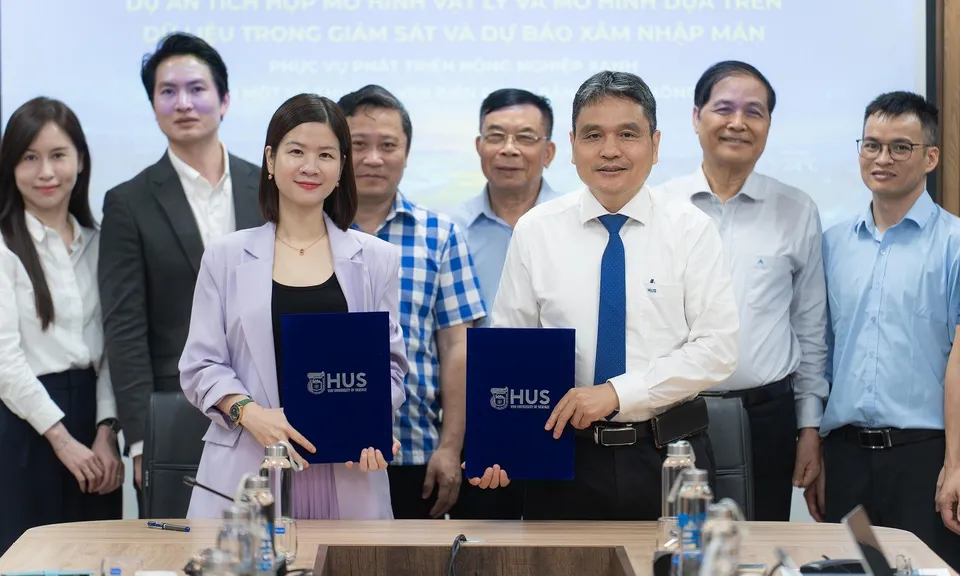 VinFuture kích hoạt “lá chắn số” chống xâm nhập mặn tại Đồng bằng sông Hồng